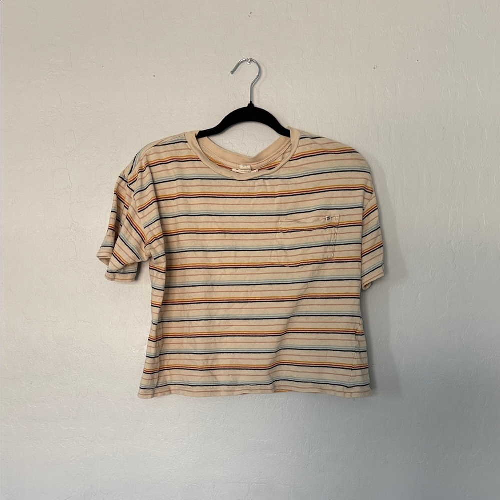 Billabong Striped Short Sleeve pocket T-Shirt